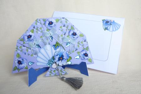 A Fan Full of Pansies by Rosina Walker