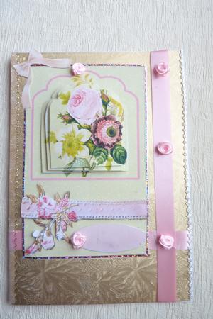 Fresh Flowers Card Front by Rosina Walker