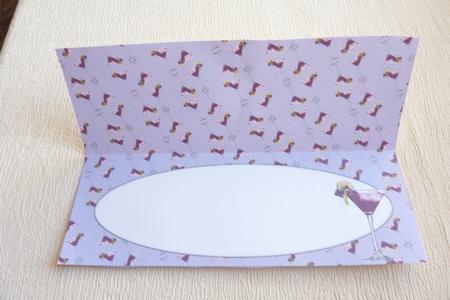 Cocktail Insert for Large Dl (lilac) by Rosina Walker
