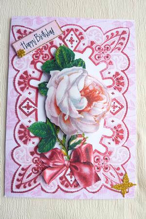 Pink Rose by Rosina Walker