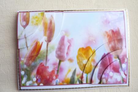 Fantasy Tulips 2 Corner Stacker by Rosina Walker