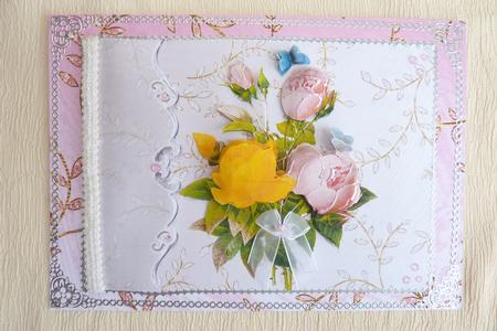 Butterfly and Roses by Rosina Walker