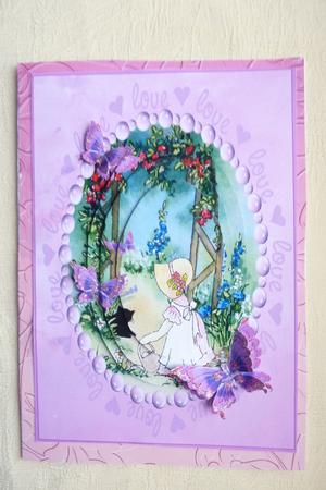 Watering the Garden Step by Step Decoupage by Rosina Walker