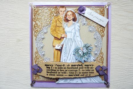 Gi Bride Definition of Marriage 8inch Picture Sheet by Rosina Walker
