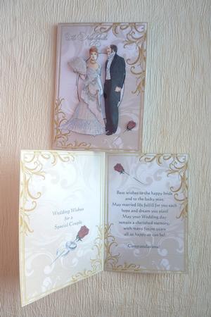 Wedding Card + Insert by Rosina Walker