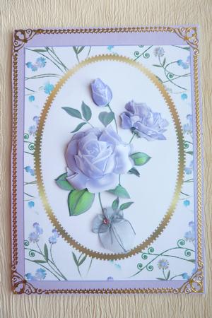 Lilac Roses by Rosina Walker