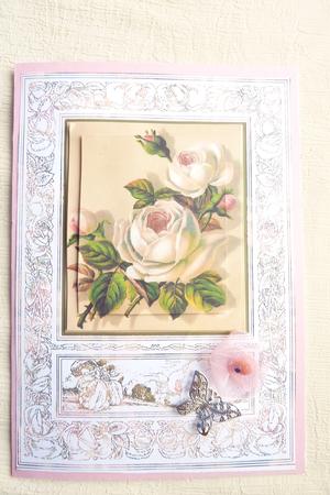 Floral Frame2 by Rosina Walker
