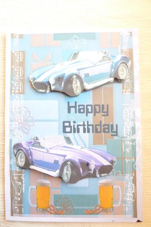 Blue Car Birthday by Rosina Walker
