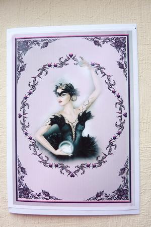 A4 Framed Ballerina by Rosina Walker