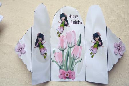 Dancing Faeries, Tri Shutter Fold by Rosina Walker