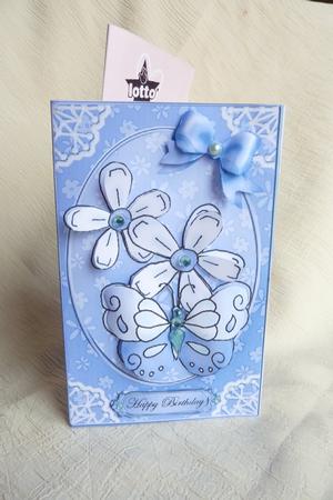 Fluttery Butterfly Lottery Wallet Card by Rosina Walker