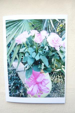 Vase of Pink Roses by Rosina Walker