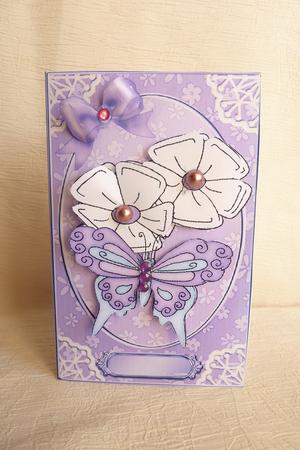 Fluttery Butterfly Lottery Wallet Card by Rosina Walker