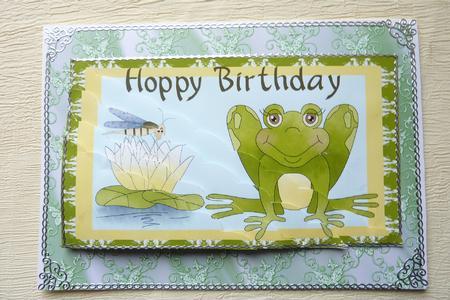 Frog with Lily Pad by Rosina Walker