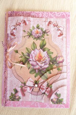 Pink Rose Corner Stacker by Rosina Walker
