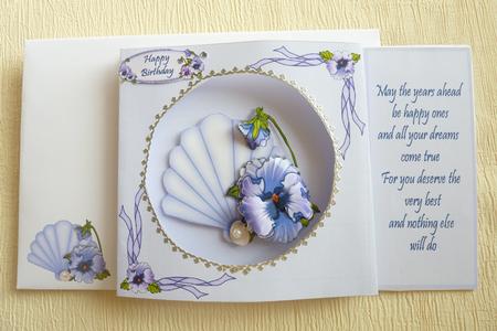 Pansy Shadow Box Card Kit by Rosina Walker