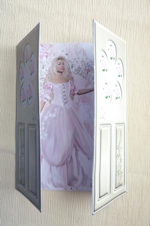 Beautiful Princess with Dove, Gatefold by Rosina Walker