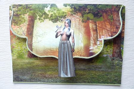 Lady Dawn - Envelope Card by Rosina Walker