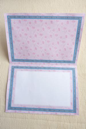 Pink Floral Insert by Rosina Walker