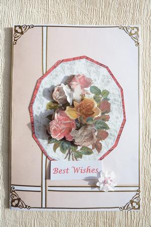Mixed Colour Roses by Rosina Walker