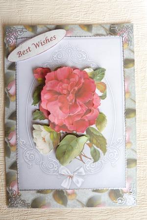 Rosemantic Card Front by Rosina Walker