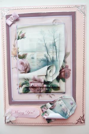 Roses on a Scroll Pyramid by Rosina Walker
