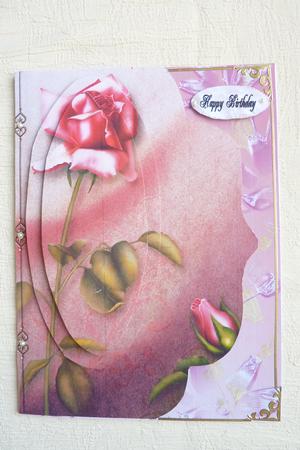 Pink Rose Oval Pryamarge by Rosina Walker