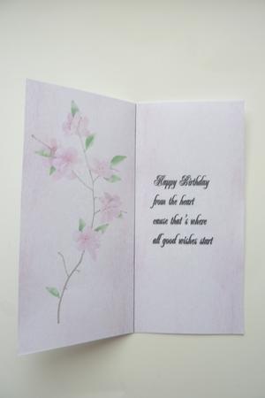 Blossom Dl Insert by Rosina Walker