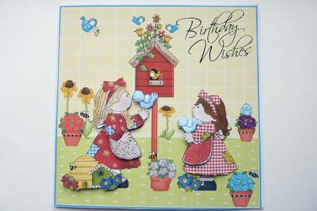 Birthday Bluebirds by Rosina Walker