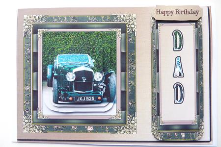 Dad Vintage Car by Rosina Walker