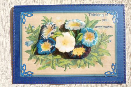 Morning Glory Vintage Wavy Side Stacker by Rosina Walker