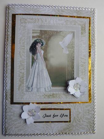 Elegant Lady Quick Card by Rosina Walker