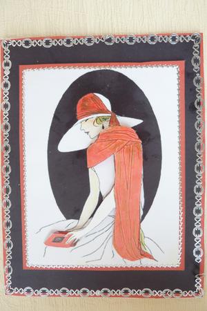 A4 Daydreaming-art-deco by Rosina Walker