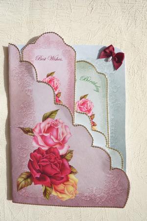 Pink Pocket and Tags by Rosina Walker