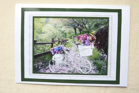 Floral Bicycle Toppers by Rosina Walker