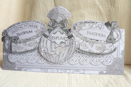 Platinum Perfume, Soap, Powder Large Dl Ote Card Kit by Rosina Walker
