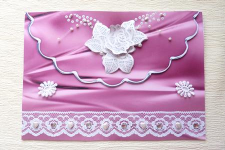 Floral Envelope Card 2 by Rosina Walker