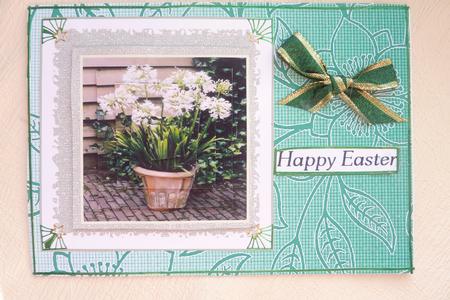Aqua Flower Girls Backing Paper by Rosina Walker
