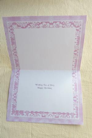 Landscape A5 Insert - Wishing You a Very Happy Birthday With by Rosina Walker