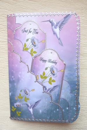 Flower and Bird Quick Card by Rosina Walker