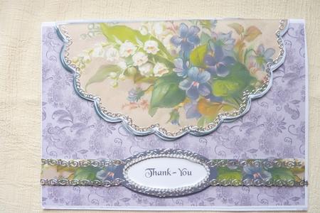 Thank-you Envelope Card by Rosina Walker