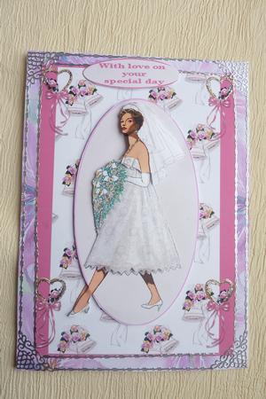 On Your Wedding Day Card Front by Rosina Walker