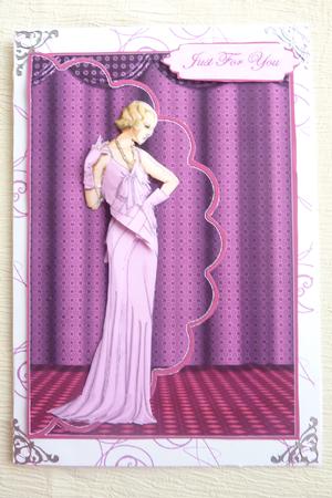 Pink Dream Envelope Card by Rosina Walker