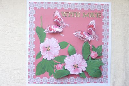 Spring Blossom and Butterflies by Rosina Walker