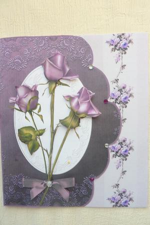 Lavender Roses Topper by Rosina Walker