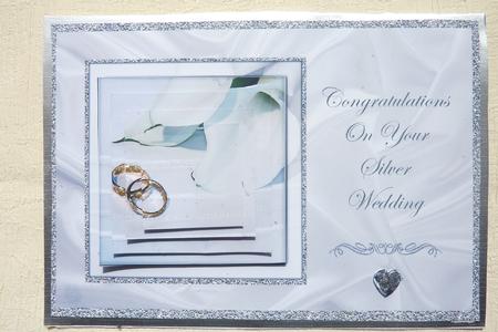 Wedding Rings & Lilies - 25th Anniversary by Rosina Walker