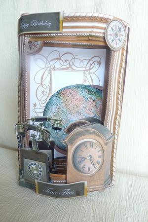 Inside Out Card Old Man Time by Rosina Walker