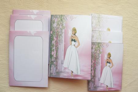 Vintage Lady Notelet Kit by Rosina Walker