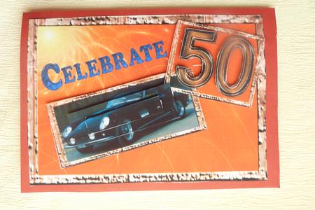 Swirling Sun Celebrate 50 Sports Car by Rosina Walker