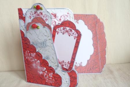 Crinkle Scalloped Pocket Card Kit 9 by Rosina Walker